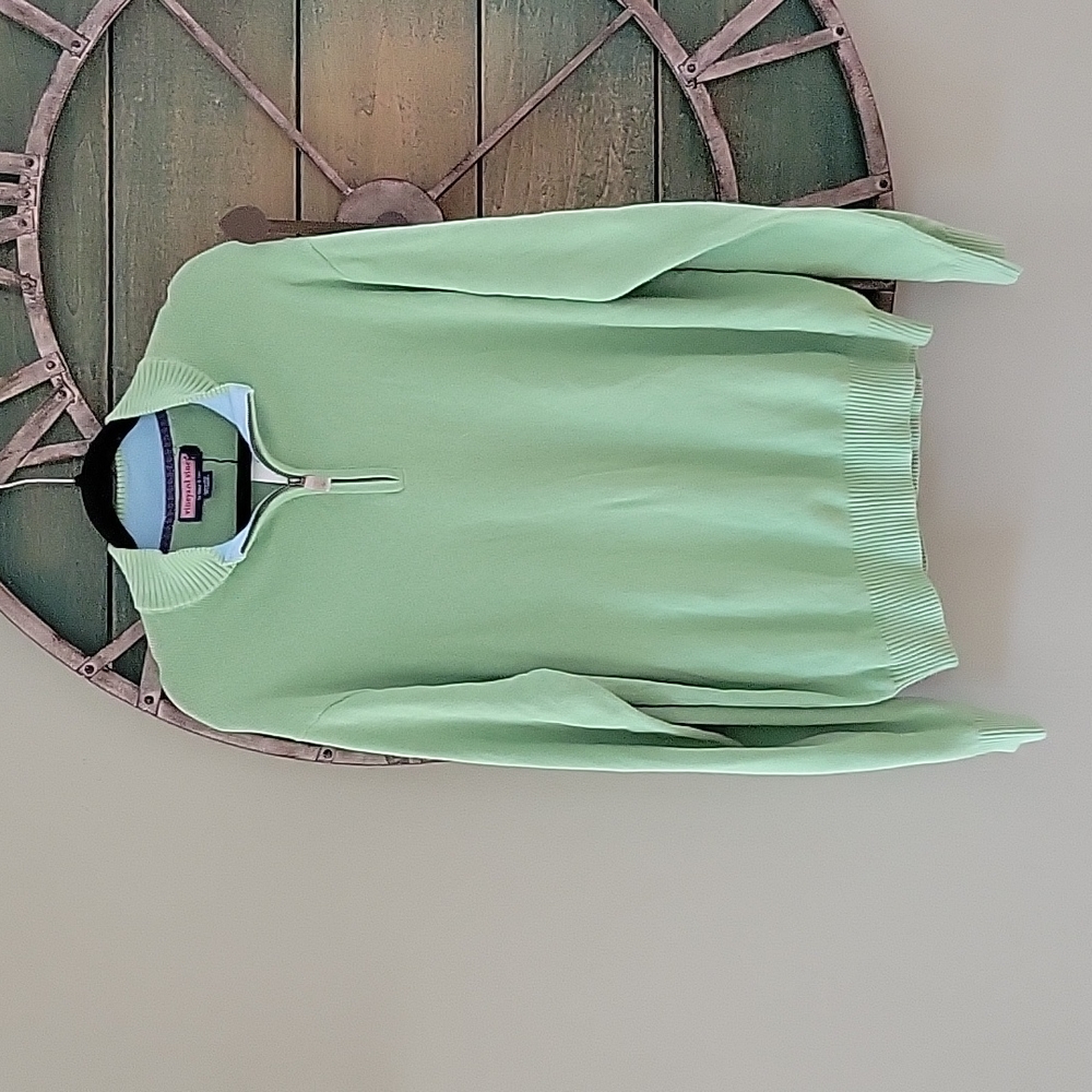 Vineyard Vines Cotton-Cashmere 1/4 zip Sweater
